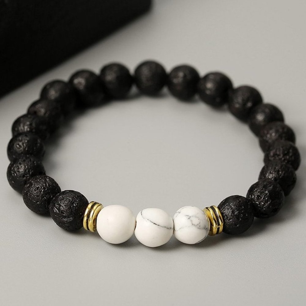 Volcanic Stone Handmade Beads Bracelet